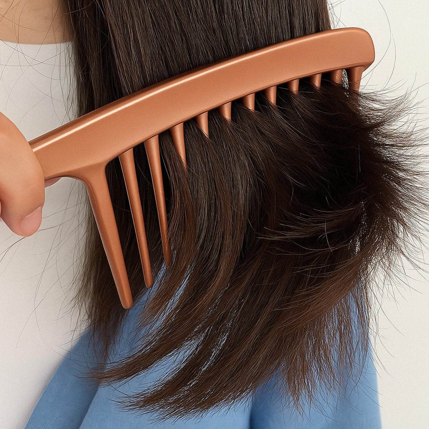 Peigne Larges Satiné démêlage - cheveux lisses et bouclés - Safi Rituals