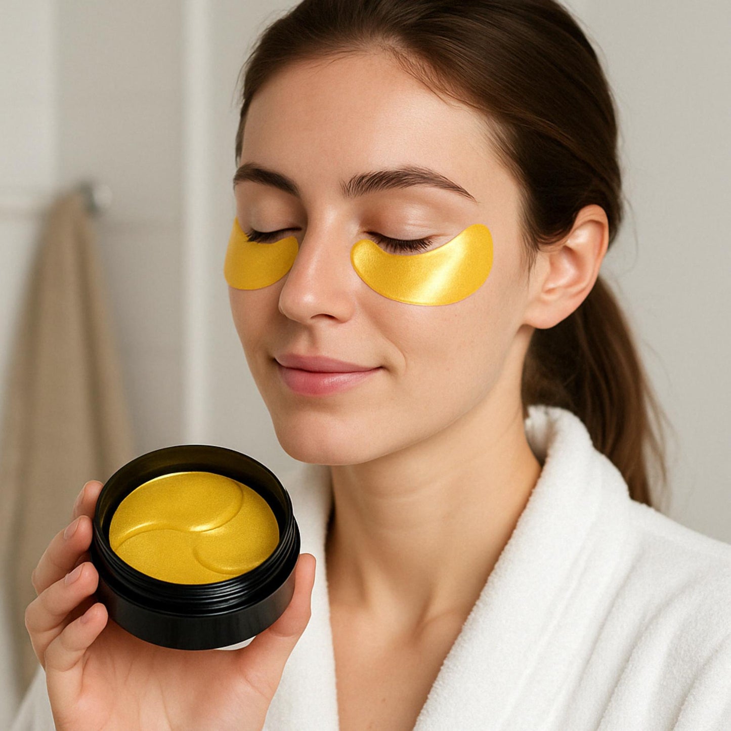 Patchs Yeux Dorés– Éclat et Hydratation Intense-Safi-Rituals